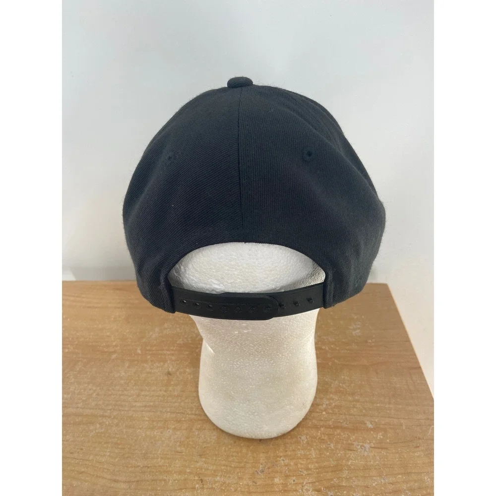 Koe Wetzel Stephenville TX Snapback Hat Black Yupoong Classics Flat Brim Cap